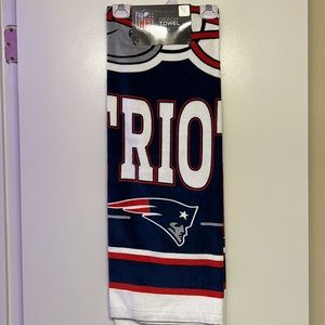 New England Patriots beach towel